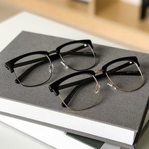 스타일호른 오버사이즈 스퀘어 패션 하금테 안경