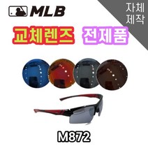 당일발송 자체제작 MLB 872 교체 렌즈 전제품 자외선차단 낚시 야구 고글, (편광미러렌즈) 블루