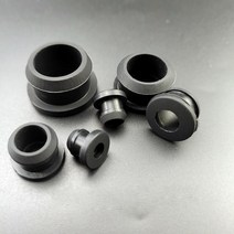 검정색 4.5mm-50.6mm 실리콘 고무 스냅 온 그로멧 구멍 플러그 엔드 캡 마개 와이어 케이블 보호 부시, 55 8.5mm(Bore 6mm)10pcs