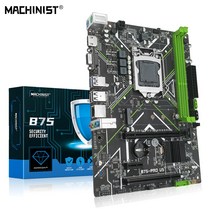 마더보드 메인보드 기계공 B75 데스크탑 마더 보드 LGA 1155 지원 인텔 I3/i5/i7 프로세서 CPU DDR3 16G 메모리 RAM SATA M.2 HDMI VGA B75