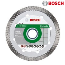 보쉬 4인치 다이아몬드 절단석 타일용 사기 시유 타일 그라인더날 2608603610, 1개
