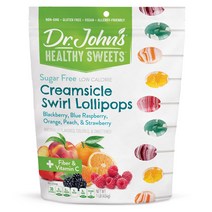 닥터존스 크림시클 스월 롤리팝 블랙베리 블루 라즈베리 오렌지 복숭아 딸기 맛, 1개, 454g