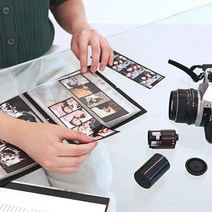 인생 네컷 셀프 포토북 사진첩 고등 중등 학장 앨범 스크랩북 3가지 색상 4권이상, 화이트