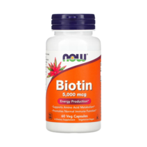 나우푸드 biotin 비오틴 바이오틴 5000mcg 60정 베지캡슐 비타민B7 비타민H