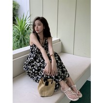 [롱원피스]하늘하늘거려서바닷가와어울리는롱원피스