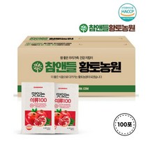 맛있는 석류 100 13Brix 70ml x 100포 1박스, (70ml x 100포)-1박스