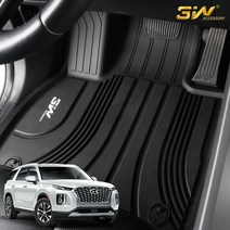 현대 팰리세이드 3W 에코라이너 TPE 카매트 카 차 발 매트 바닥 발판 깔판, 단품