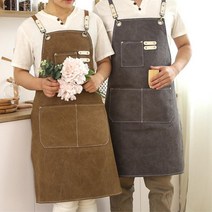 반지만들기 원데이클래스 앞치마 커플 목공앞치마 포켓달린 화방앞치마, 패브릭앞치마 브라운