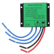 소형발전기 비상발전기 제네레이터 풍력 터빈 충전 컨트롤러 2000w 12v 24v 자동 48V MPPT PWM 저풍속 부스, 01 PWM 12V 24V AUTO_02 30A