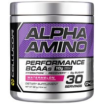 Cellucor 알파 아미노 EAA & BCAA 파우더 워터멜론 30회 분량, 1개, 기본