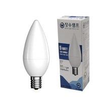셀럽하우스 장수램프 불투명 LED 촛대구 E17주광색 고추전구 캔들, 1