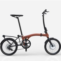 2023년 그루 E4T 전기자전거 브롬톤 스타일 접이식 전기자전거, 그레이
