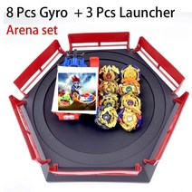 탑스 세트 발사대 Beyblade Toys With Starter and Arena Bayblade 금속 신 버스트 Bey Blade Blades, [10] 1-ZDP-HJ-11PCS