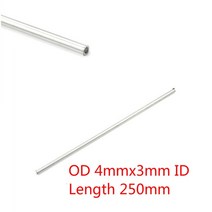 수공구 1pc 250mm 304 원활한 스테인레스 스틸 모세관 튜브 외경 8mm 6mm ID OD 10mm 4mm 3mm 2.5mm, 4x3mm
