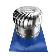 스테인레스 대형 덕트 배기 환기 캡 벤츄레다 환풍구 벤츄레이터 밴틸레이터 공기배출구, 201 스테인레스 500mm + 바닥판