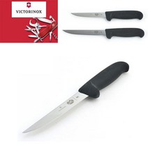 스위스 VICTORINOX 날너비 1.9cm 정육 발골칼 뼈칼 1p, 빅토리녹스 스위스 좁은 뼈칼 5.6103.15(블랙)