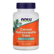 Now Foods 나우푸드 칼슘 수산화인회석 120캡슐X2개