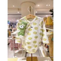 [블루독베이비 10] 23FW(GN)구름강아지모달바디수트SET A 43A7004009