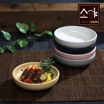[RA㏓] 소야도자기 여주 이천 나예 오목찬기 그릇 2호 반찬접시 한식 도기식기 찬기 앞접시 예쁜 ▷_§Ea, §§_핑크