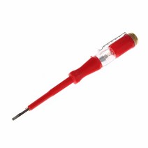 검전기펜다목적 교수형 테스트 펜 100V-500V 전기 전류전압측정 회로 AC 전압 슬롯 팁 스크루 드라이버, 02 red