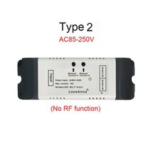 EWeLink 2CH 스마트 무선 타이머 스위치 모듈 스마트 WiFi 음성 제어 스위치 Google 홈 호환, 2ch AC 85-250V_2