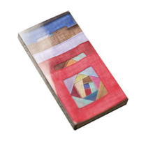 하율공방 고급 모시 전통 조각보 컵받침 5p, 랜덤발송 2개