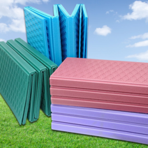 접이식 등산 한강 캠핑 용 엠보싱 스폰지 초 대형 바닥 매트 돗자리, 카키