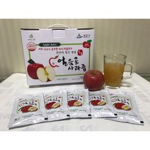 [별님이네농원]100% 밀양 얼음골 사과즙(120ml*50포), 3박스, 120ml