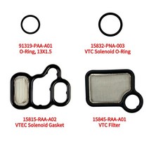 자동차가스켓 실링 가스켓 고무판 개스킷 솔레노이드 스풀 밸브 15815-raa-a02 15832-pna-003 15845-raa-a01 91319-paa-a01필터 개스킷 호환, 없음
