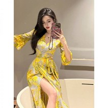 몰디브원피스 비치룩 여름 쉬폰 휴가지 신행 바캉스