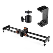 전동 카메라 슬라이더 충전식 돌리 슬라이더 레일 DSLR 캠코더 스마트폰 트랙, 06 l4x slider cilp