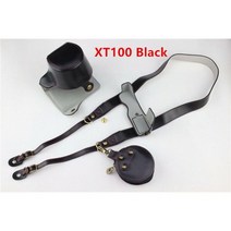 후지 필름 후지 X100 X100S X100T X100V X100F XA5 XA7 XA20 XT100 XT200 XT10 XT1 XF10 XS10 용 럭셔리 PU 가죽 카메라 케이, XT100 Black