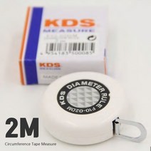 씨즌FARM KDS파이줄자 원둘레 직경테이프 측정범위 10MMx2M