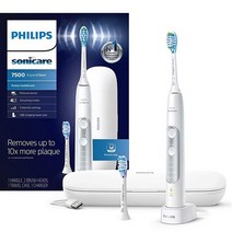 Philips Sonicare 엑스퍼트클린 7500 충전식 전동칫솔 블랙 (HX9690/05), White
