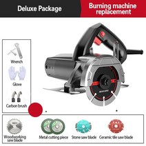 콘크리트컷팅기 석재 콘크리트 절단기 자동 고전력 세라믹 타일 기계 휴대용 소형 가정용 목재 돌 슬롯 대, 05 4080W Luxury suit_02 EU