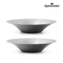 [AQL_0647189] (] 옵션] : 23Cm 2p) 퀸센스 스텐 셀러드볼 2p 3가지사이즈 식기 다용도원형볼 우드원형볼 우드접시 접시, 23Cm 2p