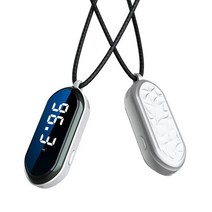 공기청정기개인 착용 할 수있는 소형 공기 정화기 Freshener 세탁 기술자 목걸이 Usb 재충전 용 교수형 목, [01] white