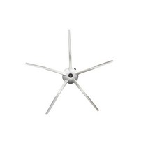 2 PCS 5 암 사이드 브러시 교체 부품 Xiao mi Mi jia 1 / 1S Roborock S50 S5 S6 로봇 진공 클리너