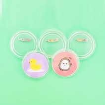 아크릴뱃지 투명 60mm 5개 만들기 공예 재료