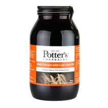 Potters 포터스 대구간유 버터스카치와 맥아추출물 650g 2팩 Malt Extract Cod Liver Oil 650g