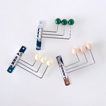 바이에스컴퍼니 빈티지 우드볼 코트랙 회전형 벽행거 옷걸이 소품걸이, 베이지