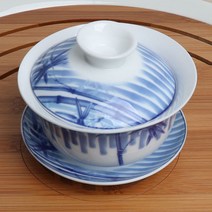 경덕진 백자 대나무 개완