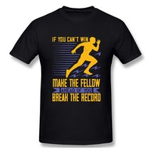 와이어윈치 호이스트 원치 당신이 이길 수 없다면 당신보다 앞서 동료를 만들 레코드 티셔츠 남자 여자, 01 Black_07 4XL