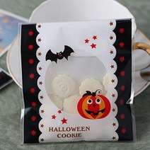 7번 할로윈 블랙 opp포장비닐 30매 세트 선물포장지 선물포장 opp봉투, 1개