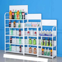 편의점 슈퍼 마트 약국 진열대 매대 선반 스낵바 수납, 상세이페이지 참고, 54x 30x 140  화이트그린 4층