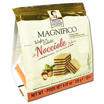 비첸지 매그니피코 웨이퍼 큐브 헤이즐넛맛 125g 수입 웨하스 과자 간식, 5개