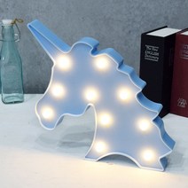 파티팡 LED유니콘조명, 핑크