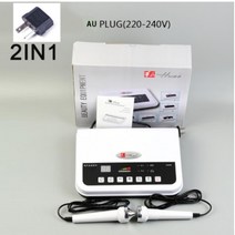 2 in 1 초음파 미용 기기 아이 마사지 고주파 퍼밍 리프팅 미백 주름 회춘 사용 얼굴 바디, 2 in 1au 플러그