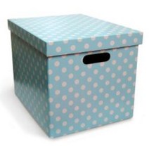 이케이박스 수납정리함, 블루땡땡이 무단추 정리함 4개입