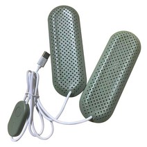 휴대용 USB 신발 건조기 호텔 기숙사 여행을위한 냄새 빠른 건조를 제거, 녹색
